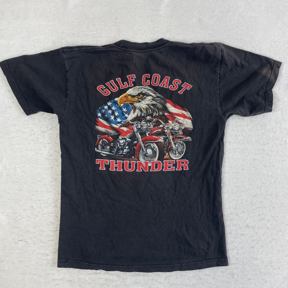 Tornado‎ Gulf Coast Thunder 2001 T-Shirt Mens Large Black Vintage Biloxi MS Tee